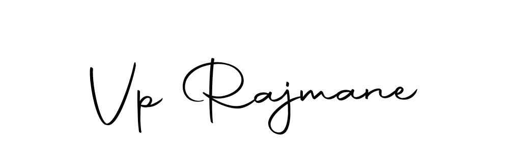 Create a beautiful signature design for name Vp Rajmane. With this signature (Autography-DOLnW) fonts, you can make a handwritten signature for free. Vp Rajmane signature style 10 images and pictures png