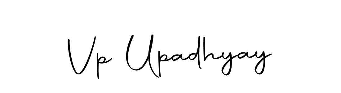 Create a beautiful signature design for name Vp Upadhyay. With this signature (Autography-DOLnW) fonts, you can make a handwritten signature for free. Vp Upadhyay signature style 10 images and pictures png