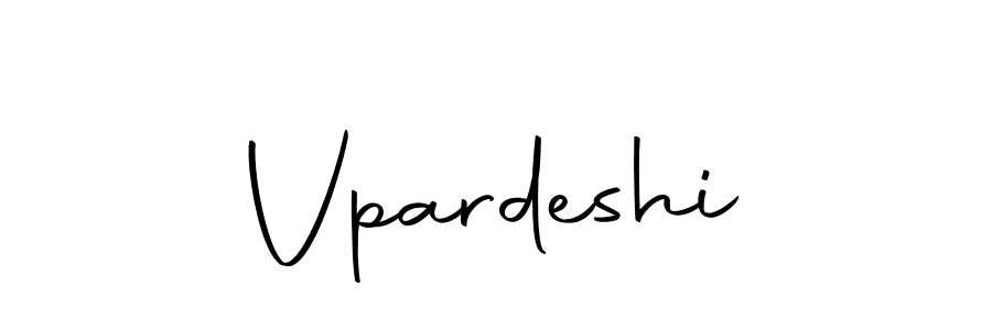 Vpardeshi stylish signature style. Best Handwritten Sign (Autography-DOLnW) for my name. Handwritten Signature Collection Ideas for my name Vpardeshi. Vpardeshi signature style 10 images and pictures png