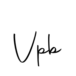 Make a beautiful signature design for name Vpb. With this signature (Autography-DOLnW) style, you can create a handwritten signature for free. Vpb signature style 10 images and pictures png