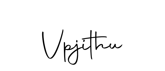 Make a beautiful signature design for name Vpjithu. With this signature (Autography-DOLnW) style, you can create a handwritten signature for free. Vpjithu signature style 10 images and pictures png