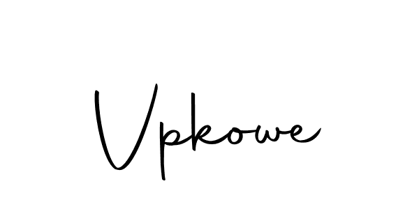 Design your own signature with our free online signature maker. With this signature software, you can create a handwritten (Autography-DOLnW) signature for name Vpkowe. Vpkowe signature style 10 images and pictures png