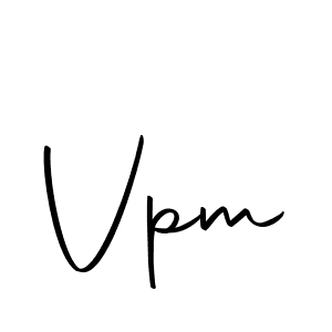 Also we have Vpm name is the best signature style. Create professional handwritten signature collection using Autography-DOLnW autograph style. Vpm signature style 10 images and pictures png