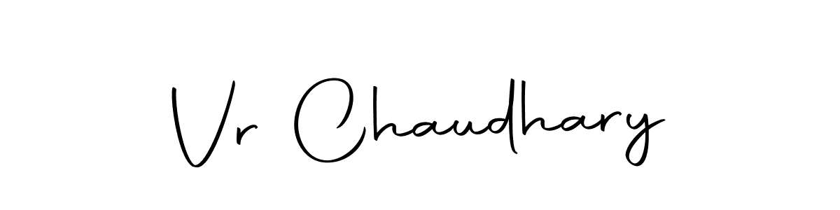 Make a short Vr Chaudhary signature style. Manage your documents anywhere anytime using Autography-DOLnW. Create and add eSignatures, submit forms, share and send files easily. Vr Chaudhary signature style 10 images and pictures png