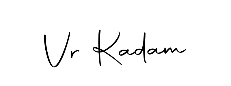 Vr Kadam stylish signature style. Best Handwritten Sign (Autography-DOLnW) for my name. Handwritten Signature Collection Ideas for my name Vr Kadam. Vr Kadam signature style 10 images and pictures png