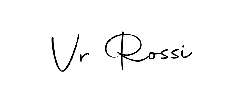 The best way (Autography-DOLnW) to make a short signature is to pick only two or three words in your name. The name Vr Rossi include a total of six letters. For converting this name. Vr Rossi signature style 10 images and pictures png