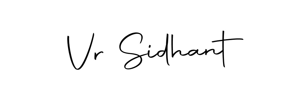 Make a beautiful signature design for name Vr Sidhant. Use this online signature maker to create a handwritten signature for free. Vr Sidhant signature style 10 images and pictures png