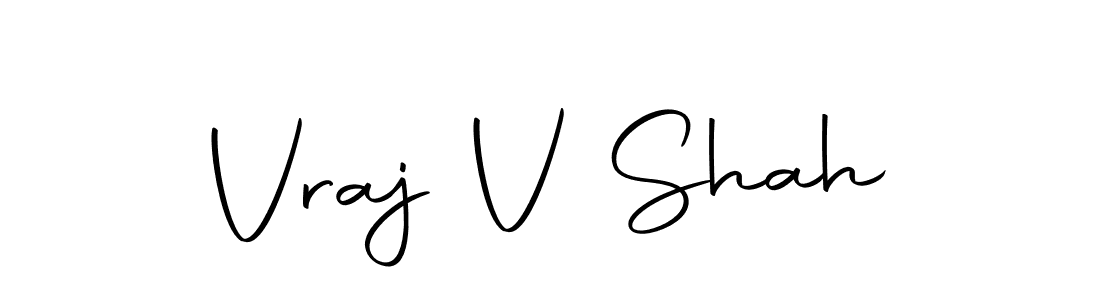 if you are searching for the best signature style for your name Vraj V Shah. so please give up your signature search. here we have designed multiple signature styles  using Autography-DOLnW. Vraj V Shah signature style 10 images and pictures png