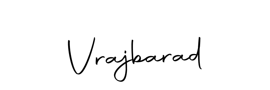 Use a signature maker to create a handwritten signature online. With this signature software, you can design (Autography-DOLnW) your own signature for name Vrajbarad. Vrajbarad signature style 10 images and pictures png