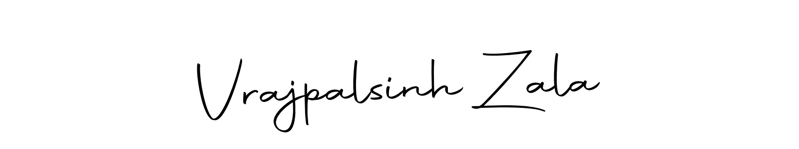 Create a beautiful signature design for name Vrajpalsinh Zala. With this signature (Autography-DOLnW) fonts, you can make a handwritten signature for free. Vrajpalsinh Zala signature style 10 images and pictures png