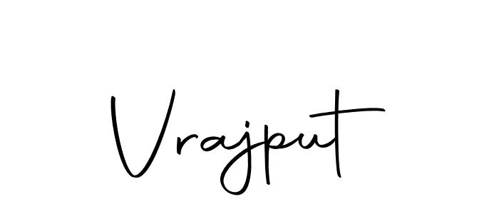 It looks lik you need a new signature style for name Vrajput. Design unique handwritten (Autography-DOLnW) signature with our free signature maker in just a few clicks. Vrajput signature style 10 images and pictures png