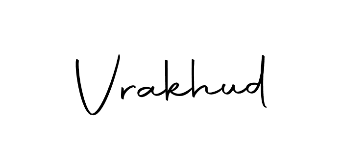 You can use this online signature creator to create a handwritten signature for the name Vrakhud. This is the best online autograph maker. Vrakhud signature style 10 images and pictures png