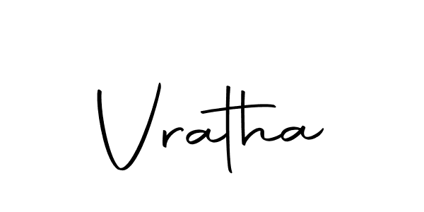 Create a beautiful signature design for name Vratha. With this signature (Autography-DOLnW) fonts, you can make a handwritten signature for free. Vratha signature style 10 images and pictures png