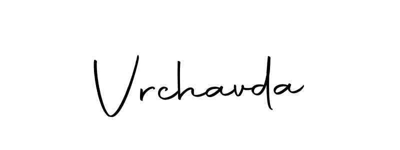 Vrchavda stylish signature style. Best Handwritten Sign (Autography-DOLnW) for my name. Handwritten Signature Collection Ideas for my name Vrchavda. Vrchavda signature style 10 images and pictures png