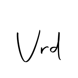 Make a beautiful signature design for name Vrd. With this signature (Autography-DOLnW) style, you can create a handwritten signature for free. Vrd signature style 10 images and pictures png