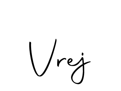 How to make Vrej name signature. Use Autography-DOLnW style for creating short signs online. This is the latest handwritten sign. Vrej signature style 10 images and pictures png