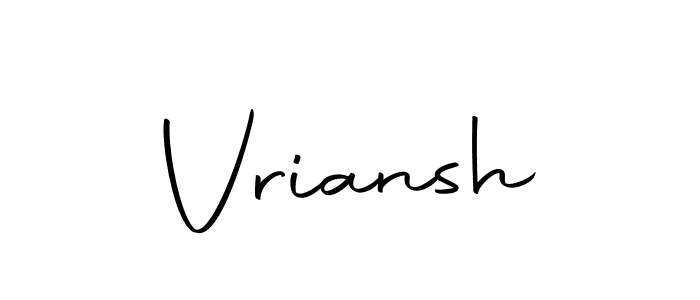 It looks lik you need a new signature style for name Vriansh. Design unique handwritten (Autography-DOLnW) signature with our free signature maker in just a few clicks. Vriansh signature style 10 images and pictures png