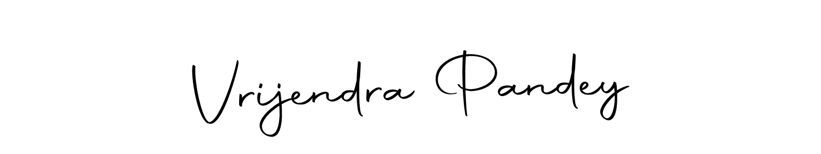 Make a short Vrijendra Pandey signature style. Manage your documents anywhere anytime using Autography-DOLnW. Create and add eSignatures, submit forms, share and send files easily. Vrijendra Pandey signature style 10 images and pictures png