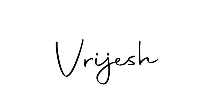 The best way (Autography-DOLnW) to make a short signature is to pick only two or three words in your name. The name Vrijesh include a total of six letters. For converting this name. Vrijesh signature style 10 images and pictures png