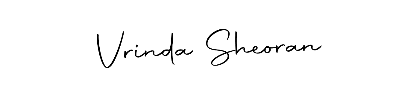 Create a beautiful signature design for name Vrinda Sheoran. With this signature (Autography-DOLnW) fonts, you can make a handwritten signature for free. Vrinda Sheoran signature style 10 images and pictures png
