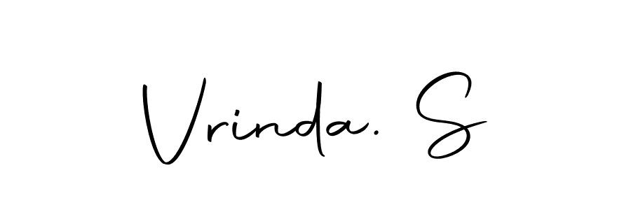 The best way (Autography-DOLnW) to make a short signature is to pick only two or three words in your name. The name Vrinda. S include a total of six letters. For converting this name. Vrinda. S signature style 10 images and pictures png