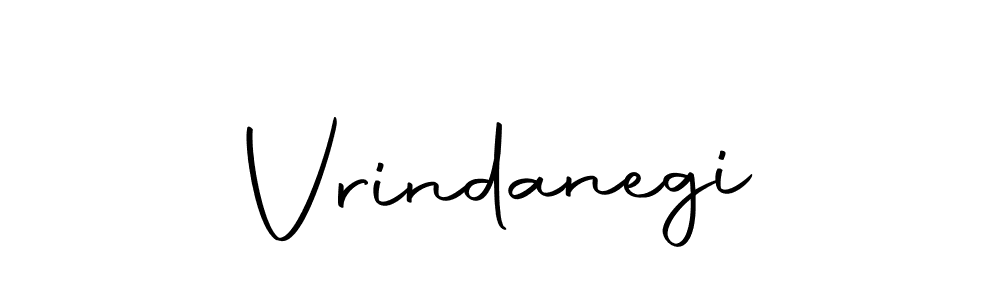 You can use this online signature creator to create a handwritten signature for the name Vrindanegi. This is the best online autograph maker. Vrindanegi signature style 10 images and pictures png
