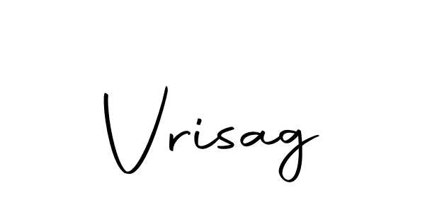 Create a beautiful signature design for name Vrisag. With this signature (Autography-DOLnW) fonts, you can make a handwritten signature for free. Vrisag signature style 10 images and pictures png