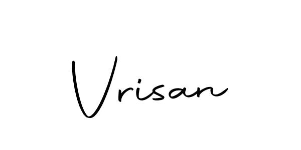 Vrisan stylish signature style. Best Handwritten Sign (Autography-DOLnW) for my name. Handwritten Signature Collection Ideas for my name Vrisan. Vrisan signature style 10 images and pictures png