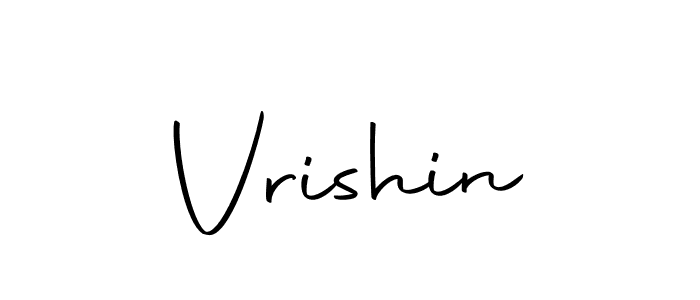 Design your own signature with our free online signature maker. With this signature software, you can create a handwritten (Autography-DOLnW) signature for name Vrishin. Vrishin signature style 10 images and pictures png