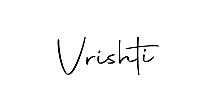 How to make Vrishti name signature. Use Autography-DOLnW style for creating short signs online. This is the latest handwritten sign. Vrishti signature style 10 images and pictures png