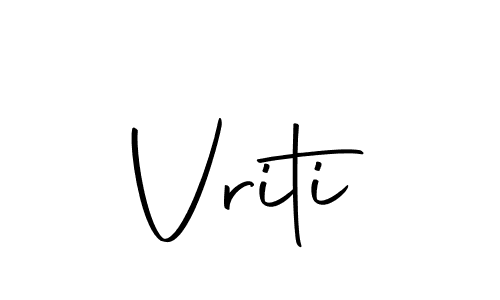 Also we have Vriti name is the best signature style. Create professional handwritten signature collection using Autography-DOLnW autograph style. Vriti signature style 10 images and pictures png