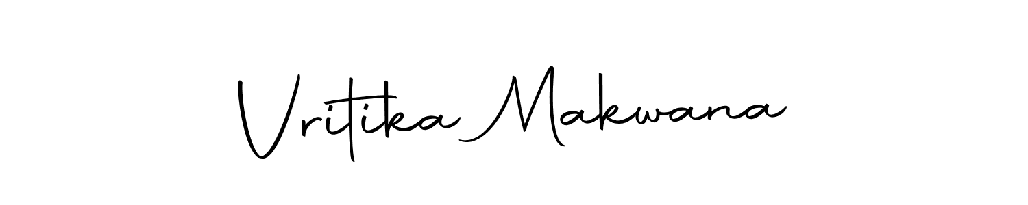 You should practise on your own different ways (Autography-DOLnW) to write your name (Vritika Makwana) in signature. don't let someone else do it for you. Vritika Makwana signature style 10 images and pictures png