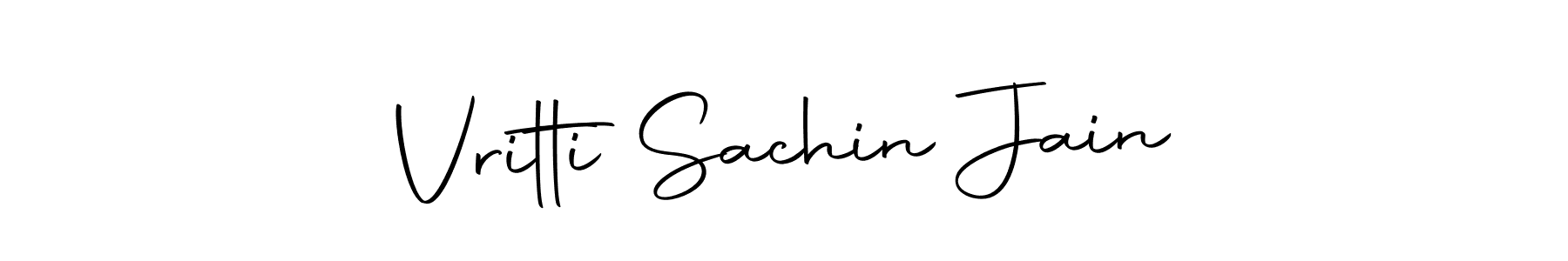Design your own signature with our free online signature maker. With this signature software, you can create a handwritten (Autography-DOLnW) signature for name Vritti Sachin Jain. Vritti Sachin Jain signature style 10 images and pictures png