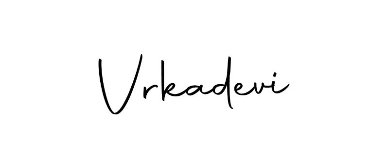 Make a beautiful signature design for name Vrkadevi. Use this online signature maker to create a handwritten signature for free. Vrkadevi signature style 10 images and pictures png