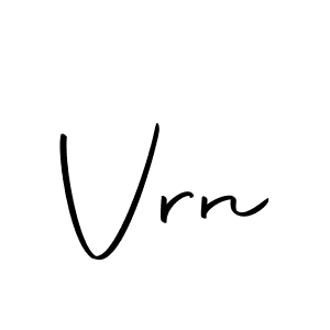 Make a beautiful signature design for name Vrn. With this signature (Autography-DOLnW) style, you can create a handwritten signature for free. Vrn signature style 10 images and pictures png