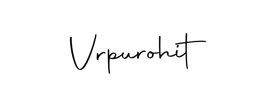 How to make Vrpurohit name signature. Use Autography-DOLnW style for creating short signs online. This is the latest handwritten sign. Vrpurohit signature style 10 images and pictures png