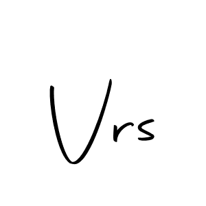 You should practise on your own different ways (Autography-DOLnW) to write your name (Vrs) in signature. don't let someone else do it for you. Vrs signature style 10 images and pictures png