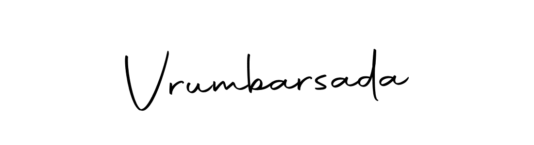 Vrumbarsada stylish signature style. Best Handwritten Sign (Autography-DOLnW) for my name. Handwritten Signature Collection Ideas for my name Vrumbarsada. Vrumbarsada signature style 10 images and pictures png
