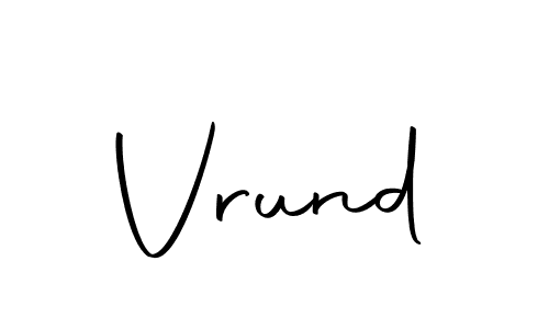 Here are the top 10 professional signature styles for the name Vrund. These are the best autograph styles you can use for your name. Vrund signature style 10 images and pictures png