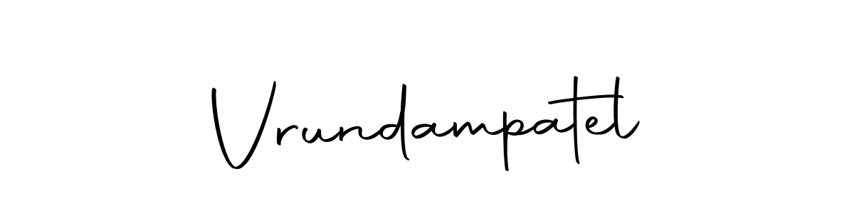 if you are searching for the best signature style for your name Vrundampatel. so please give up your signature search. here we have designed multiple signature styles  using Autography-DOLnW. Vrundampatel signature style 10 images and pictures png