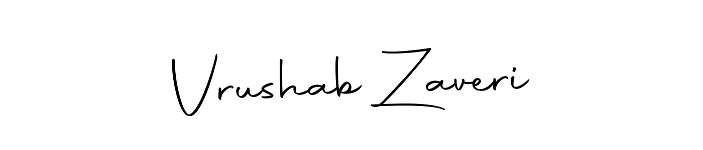 Vrushab Zaveri stylish signature style. Best Handwritten Sign (Autography-DOLnW) for my name. Handwritten Signature Collection Ideas for my name Vrushab Zaveri. Vrushab Zaveri signature style 10 images and pictures png