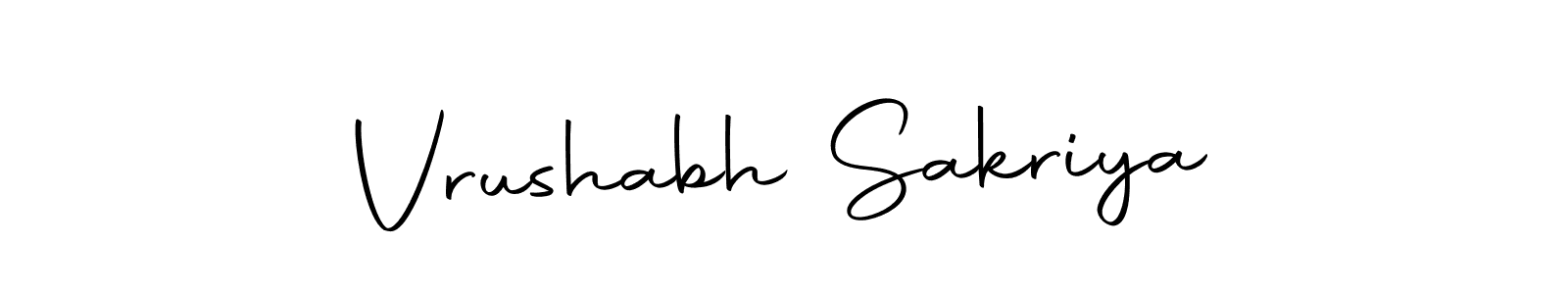 Make a beautiful signature design for name Vrushabh Sakriya. Use this online signature maker to create a handwritten signature for free. Vrushabh Sakriya signature style 10 images and pictures png