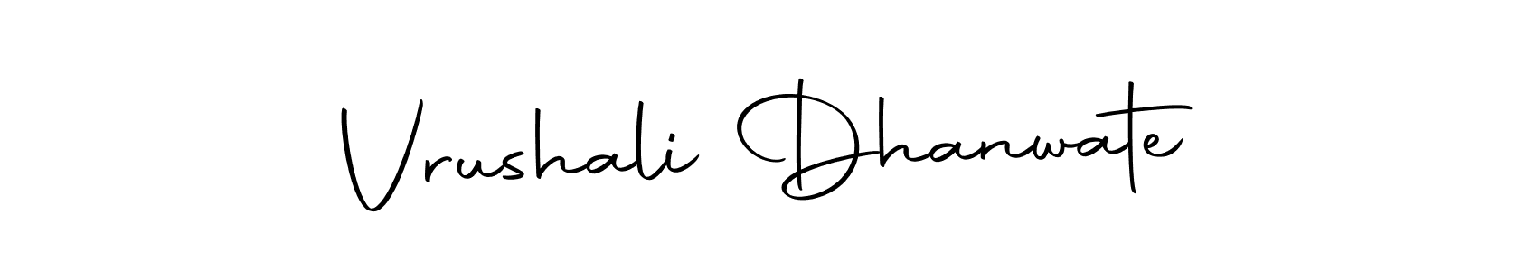 Vrushali Dhanwate stylish signature style. Best Handwritten Sign (Autography-DOLnW) for my name. Handwritten Signature Collection Ideas for my name Vrushali Dhanwate. Vrushali Dhanwate signature style 10 images and pictures png
