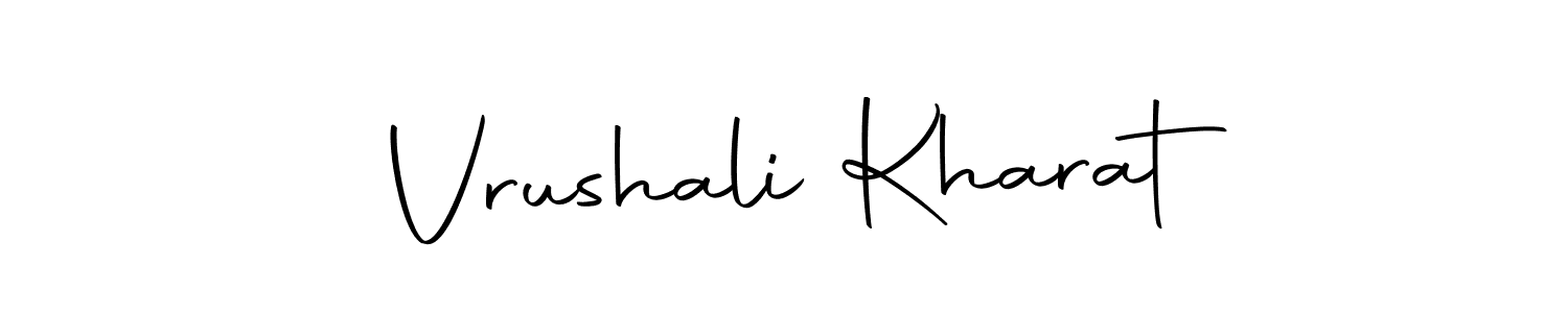 Design your own signature with our free online signature maker. With this signature software, you can create a handwritten (Autography-DOLnW) signature for name Vrushali Kharat. Vrushali Kharat signature style 10 images and pictures png