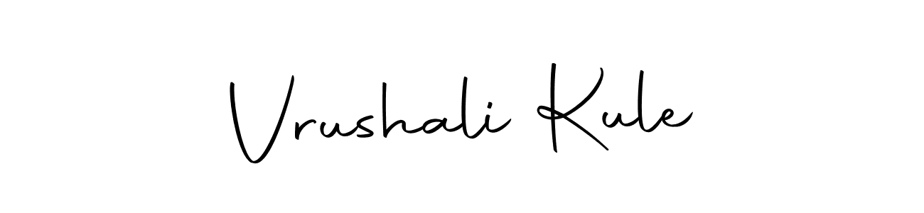Design your own signature with our free online signature maker. With this signature software, you can create a handwritten (Autography-DOLnW) signature for name Vrushali Kule. Vrushali Kule signature style 10 images and pictures png