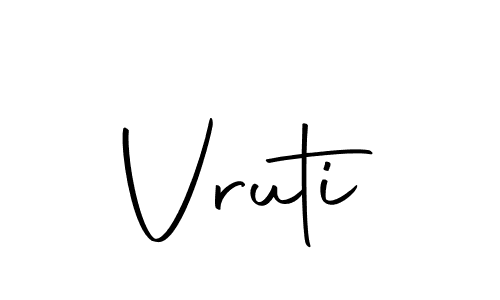 You can use this online signature creator to create a handwritten signature for the name Vruti. This is the best online autograph maker. Vruti signature style 10 images and pictures png