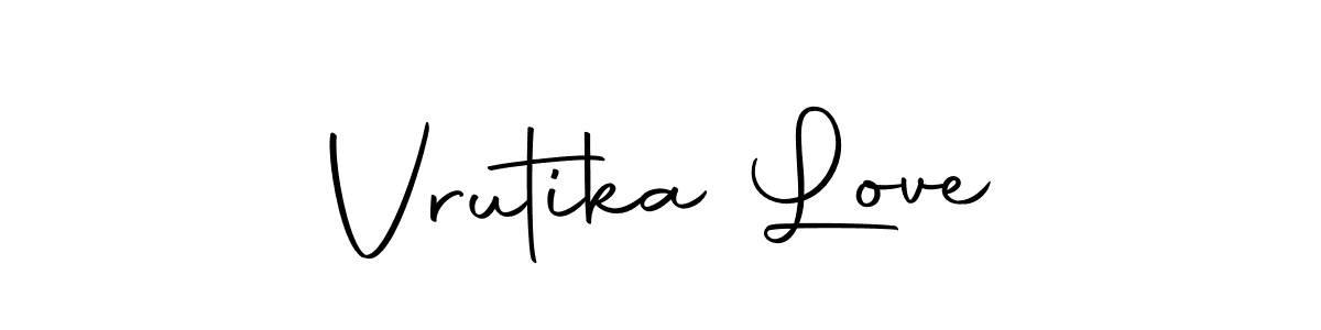 The best way (Autography-DOLnW) to make a short signature is to pick only two or three words in your name. The name Vrutika Love include a total of six letters. For converting this name. Vrutika Love signature style 10 images and pictures png