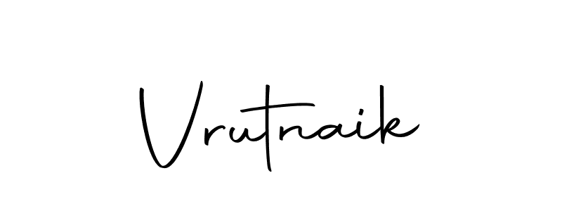 Make a beautiful signature design for name Vrutnaik. Use this online signature maker to create a handwritten signature for free. Vrutnaik signature style 10 images and pictures png