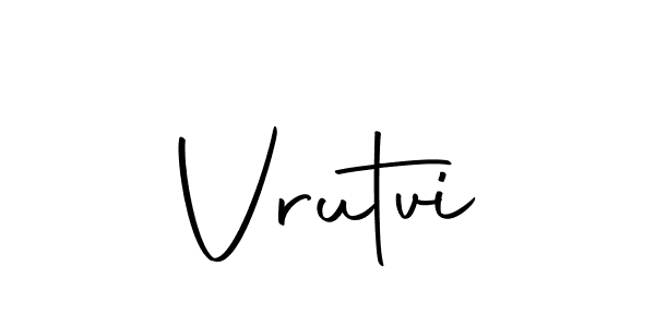 Make a beautiful signature design for name Vrutvi. With this signature (Autography-DOLnW) style, you can create a handwritten signature for free. Vrutvi signature style 10 images and pictures png