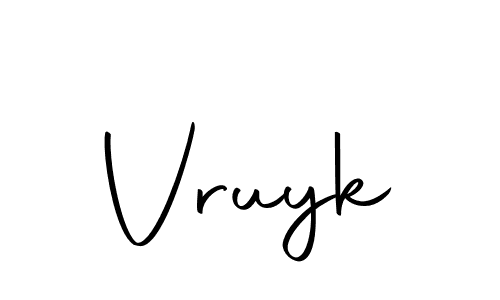 You can use this online signature creator to create a handwritten signature for the name Vruyk. This is the best online autograph maker. Vruyk signature style 10 images and pictures png